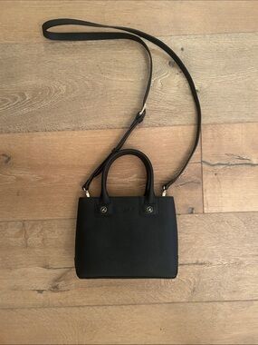 Agnes B. Saffiano Leather Voyage mini tote bag